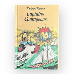 Captain's Courageous by Rudyard Kipling Vintage 1977 Hard Cover Graphic Novel